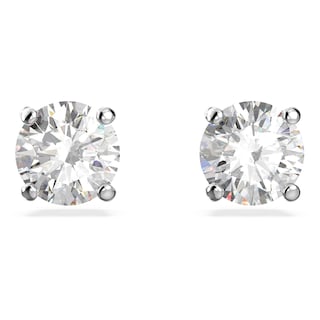 Foto 1 | Foto 1 | Pendientes Swarovski Stilla Attract Con Piedra Transparente De Corte Redondo - Venta Internacional.