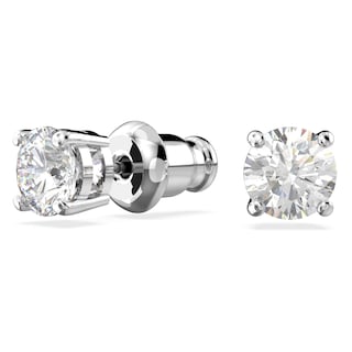 Foto 2 | Foto 2 | Pendientes Swarovski Stilla Attract Con Piedra Transparente De Corte Redondo - Venta Internacional.