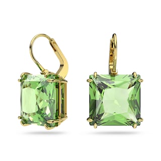 Foto 2 | Foto 2 | Pendientes Swarovski Millenia Drop De Cristal Verde En Tono Dorado - Venta Internacional.