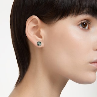 Foto 5 | Foto 5 | Pendientes De Tuerca Con Piedra Natal De Mayo De Swarovski Con Piedra Verde - Venta Internacional.