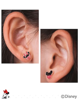 Foto 4 | Foto 4 | Pendientes Disney Que No Coinciden Con Mickey Y Minnie Mouse Para Niñas - Venta Internacional.