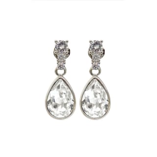 Foto 1 | Foto 1 | Pendientes De Plata De Ley 925 Con Cristal De Swarovski - Venta Internacional.