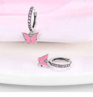 Foto 3 | Foto 3 | Aretes Xtellar De Plata 925 Lindo Rosa En Cualquier Ocasión