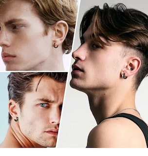 Foto 4 | Foto 4 | 15 Xtellar Pares Aretes Hombre Piercing Pendientes Acero Inoxidable