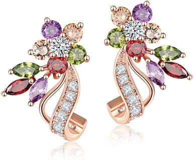Foto 1 | Foto 1 | ''un Xtellar Par De Pendientes Cúbica Aretes Clásica Joyería Regalo Ideal Para Mujeres
