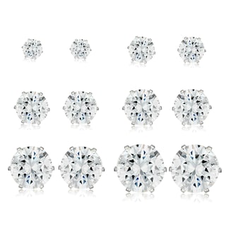 Foto 1 | Foto 1 | Pendientes West Coast Jewelry Con Circonitas Cúbicas De Acero Inoxidable - Venta Internacional.