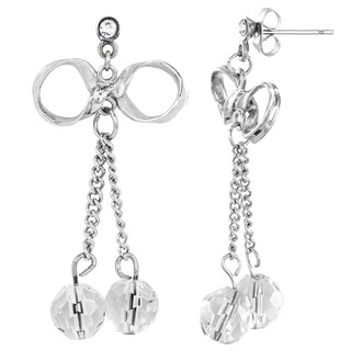 Foto 2 | Foto 2 | Pendientes West Coast Jewelry Elya De Acero Inoxidable Y Cristal - Venta Internacional.