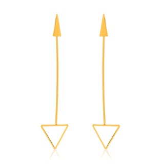 Foto 1 | Foto 1 | Pendientes West Coast Jewelry Elya En Tono Dorado Pulido Con Forma De Flecha - Venta Internacional.