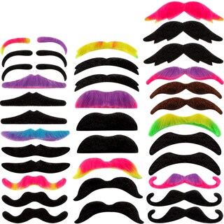 Foto 1 | Foto 1 | Bigotes Falsos Willbond, 48 Piezas, Autoadhesivos, Novedosos - Venta Internacional.