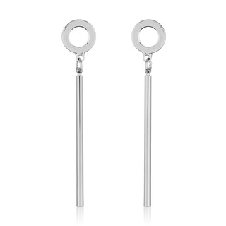 Foto 1 | Foto 1 | Pendientes West Coast Jewelry Elya En Tono Plateado Pulido - Venta Internacional.