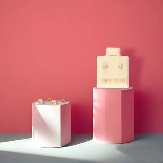 Foto 2 | Foto 2 | Broquel Oro 10k | Recto 3mm Con Cristal Swarovski