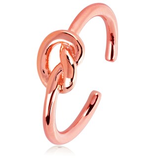 Foto 1 | Foto 1 | Anillo West Coast Jewelry Elya Knot, Brazalete Chapado En Oro Rosa - Venta Internacional.