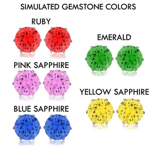 Foto 2 | Foto 2 | Juego De Pendientes West Coast Jewelry De Acero Inoxidable Con Circonita Cúbica - Venta Internacional.