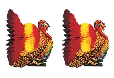 Foto 1 | Foto 1 | Pañuelos Coloridos Beistle Para Centro De Mesa Con Forma De Pavo, Paquete De 2 - Venta Internacional.