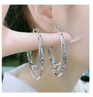 Foto 5 | Foto 5 | Arracadas de Acero Inoxidable Black Box