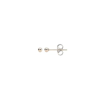 Foto 1 | Foto 1 | Pendientes Con Forma De Bola De Acero Inoxidable  Oro Rosa  3 Mm - Venta Internacional.