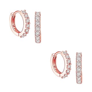 Foto 2 | Foto 2 | Pendientes Huoguo  Modernos Pendientes De Tuerca Para Mujeres Y Hombres (2 Pares) - Venta Internacional.