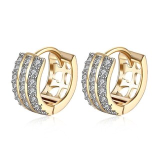 Foto 1 | Foto 1 | Pendientes Huoguo Pequeños Aros Dorados Para Mujer Joyería De Moda - Venta Internacional.