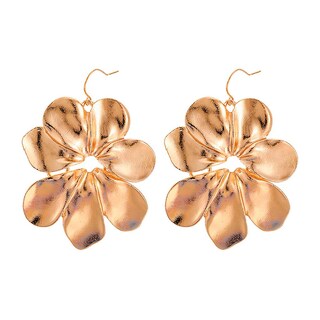 Foto 1 | Foto 1 | Pendientes Huoguo De Moda Vintage Con Tachuelas De Oro Mate Para Mujer - Venta Internacional.