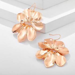 Foto 4 | Foto 4 | Pendientes Huoguo De Moda Vintage Con Tachuelas De Oro Mate Para Mujer - Venta Internacional.