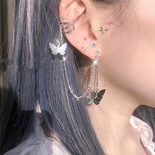 Foto 2 | Foto 2 | Pendientes Huoguo Girl Con Forma De Mariposa Con Viento Frío - Venta Internacional.