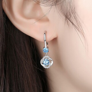 Foto 3 | Foto 3 | Pendientes Huoguo Largos Y Creativos Con Diamantes De Cuatro Hojas - Venta Internacional.