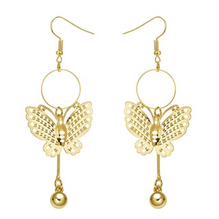 Foto 1 | Foto 1 | Pendientes Huoguo Con Borlas Largas Diseño De Mariposas Colgantes - Venta Internacional.