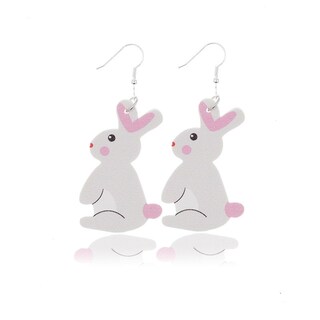 Foto 1 | Foto 1 | Pendientes Huoguo Bonitos Colgantes De Piel Animal En Forma De Lágrima Para Mujer - Venta Internacional.