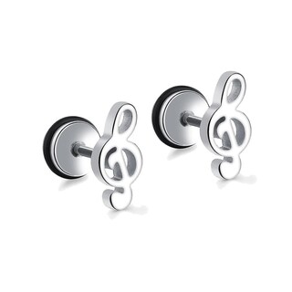 Foto 4 | Foto 4 | Pendientes Huoguo Sencillos Y Bonitos De Acero Inoxidable 3 Pares - Venta Internacional.