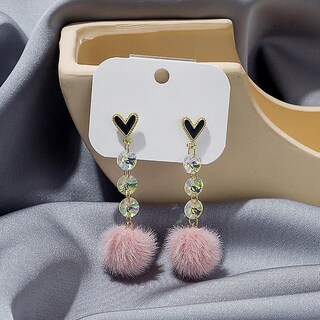 Foto 2 | Foto 2 | Pendientes Huoguo Temperament Love French Romantic Heart - Venta Internacional.