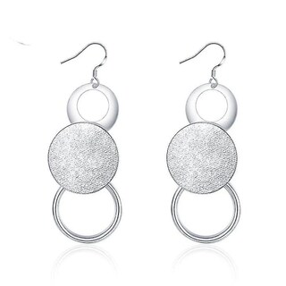 Foto 1 | Foto 1 | Pendientes Huoguo Con Forma De Círculo Redondo Con Borlas Vintage Para Mujer (2 Unidades) - Venta Internacional.