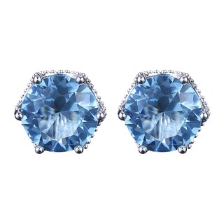 Foto 1 | Foto 1 | Pendientes Huoguo Fashion Blue Zircon Bohemian Vintage Para Mujer - Venta Internacional.