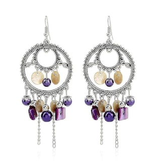 Foto 1 | Foto 1 | Pendientes Con Adornos Bohemios  Cadena Redonda Y Borla | Huoguo - Venta Internacional.