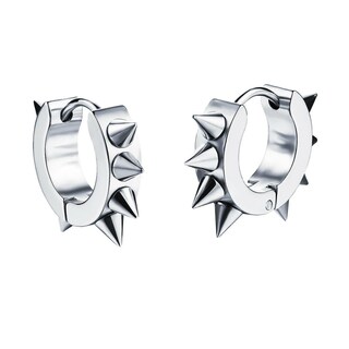 Foto 2 | Foto 2 | Set De Pendientes Punk Hip Hop De Acero Inoxidable Para Hombre Y Mujer - Venta Internacional.