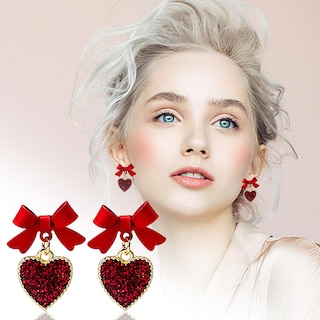 Foto 2 | Foto 2 | Pendientes Huoguo Temperament Love French Romantic Heart - Venta Internacional.