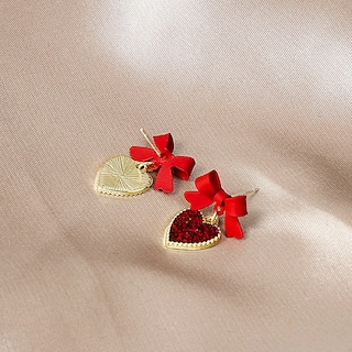 Foto 4 | Foto 4 | Pendientes Huoguo Temperament Love French Romantic Heart - Venta Internacional.