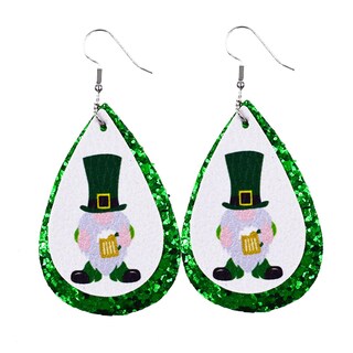 Foto 1 | Foto 1 | Pendientes Huoguo Con Forma De Gota Verde Para El Día De San Patricio Para Mujer - Venta Internacional.