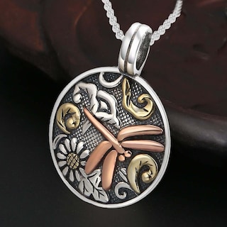 Foto 4 | Foto 4 | Colgante Huoguo Fashion Con Forma De Pequeña Margarita Girasol E Insecto - Venta Internacional.