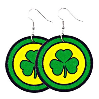 Foto 2 | Foto 2 | Pendientes Huoguo Con Forma De Gota Verde Para El Día De San Patricio Para Mujer - Venta Internacional.
