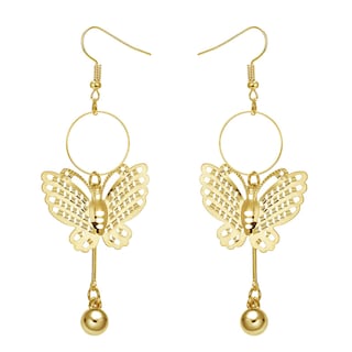 Foto 1 | Foto 1 | Pendientes Huoguo Con Borlas Largas Diseño De Mariposas Colgantes - Venta Internacional.