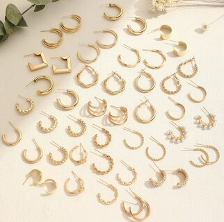 Foto 2 | Foto 2 | Aretes 35 Pares Pendientes Arracadas Para Mujer Moda