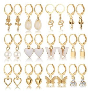 Foto 1 | Foto 1 | 12 Pares De Aretes Bisutería Para Mujer