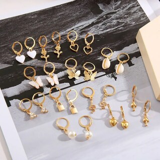 Foto 3 | Foto 3 | 12 Pares De Aretes Bisutería Para Mujer