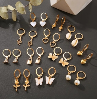 Foto 5 | Foto 5 | 12 Pares De Aretes Bisutería Para Mujer