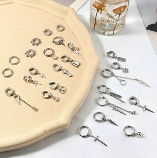 Foto 2 | Foto 2 | 25 Aretes Acero Inoxidable