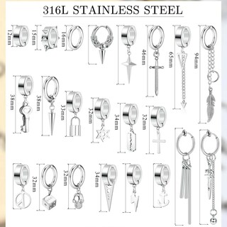 Foto 4 | Foto 4 | 25 Aretes Acero Inoxidable