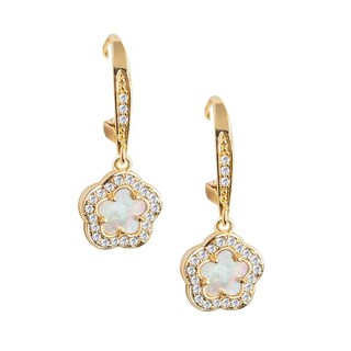 Foto 1 | Foto 1 | Aretes De Mujer Chapa De Oro 18k Trébol