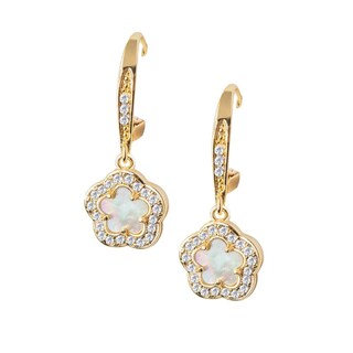 Foto 3 | Foto 3 | Aretes De Mujer Chapa De Oro 18k Trébol