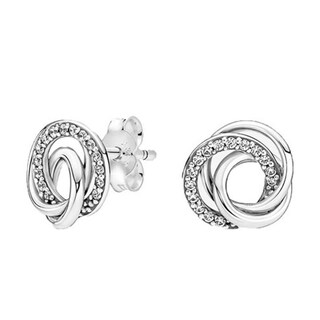 Foto 3 | Foto 3 | Aretes Pandora De Botón Círculos Entrelazados Siempre 291076c01 Joyería De Lujo Para Mujer Ideal Para Regalo Elegante