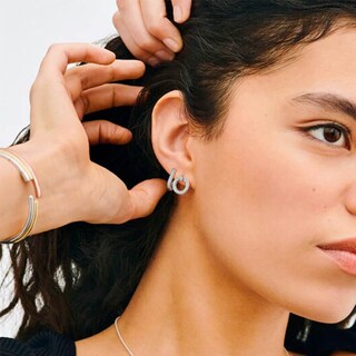 Foto 6 | Foto 6 | Aretes Pandora De Botón Reversibles Círculo De Pavé Logotipo 299486c01 Joyería De Lujo Para Mujer Ideal Para Regalo